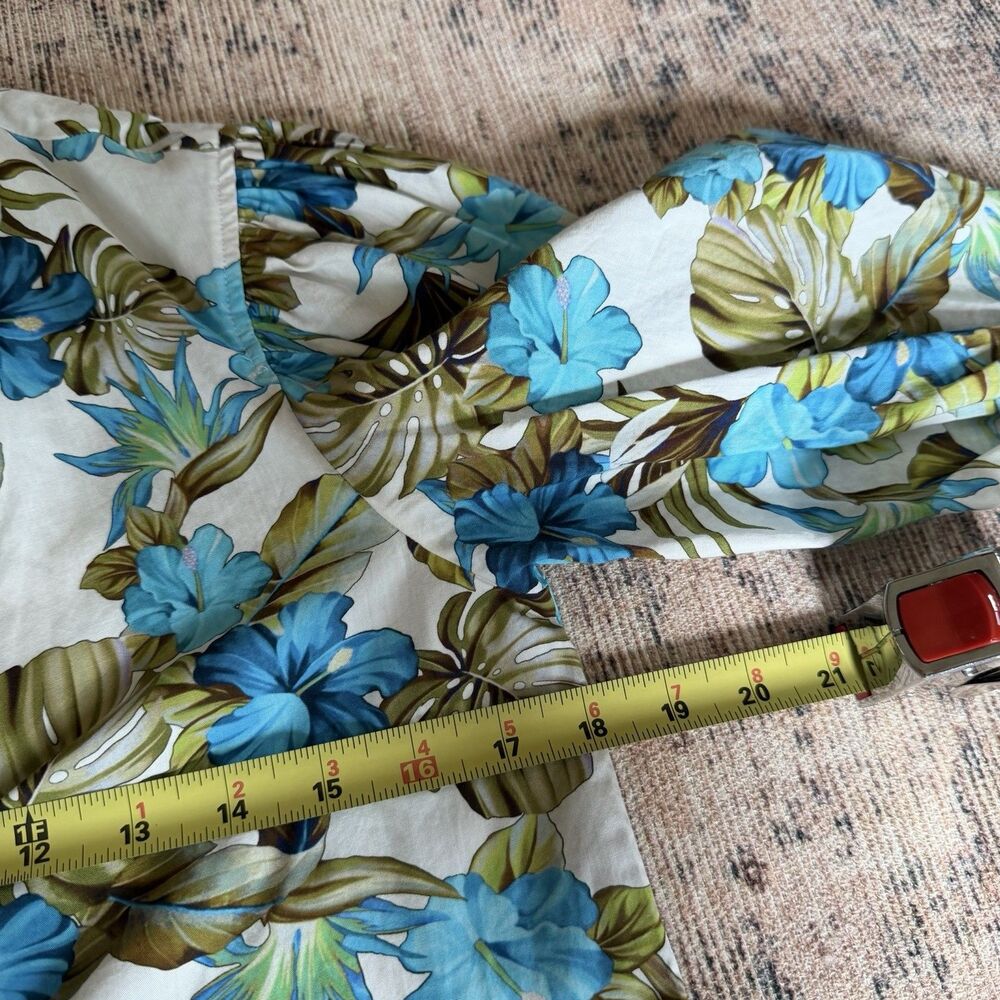 0039 Italy 100%Cotton Shirt XS Tropical Opulence Old Money Resort Coastal Luxury - Picture 8 of 12
